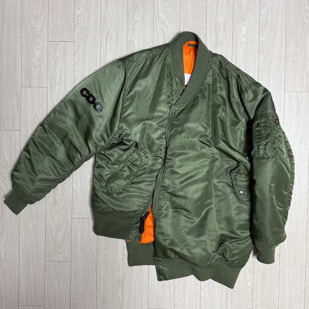 [XL] CDG 알파인더스트리 MA-1 점퍼