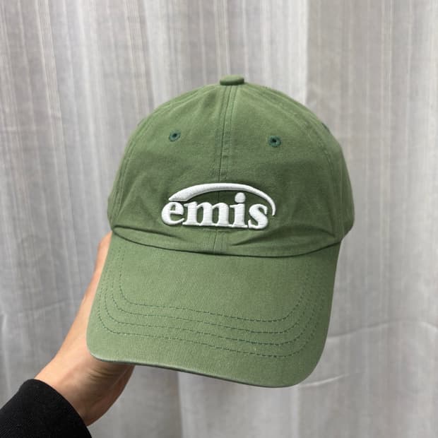 Emis 이미스 뉴로고 캡 그린 모자