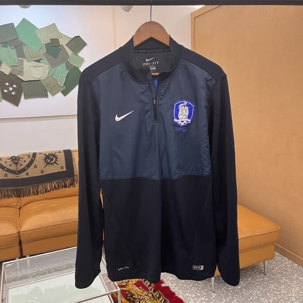나이키 드라이핏 대한민국 축구 국대 반집업 긴팔티 90 C05424