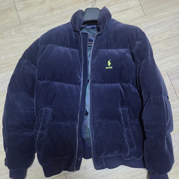 폴로 팔라스 코듀로이 패딩 네이비 M