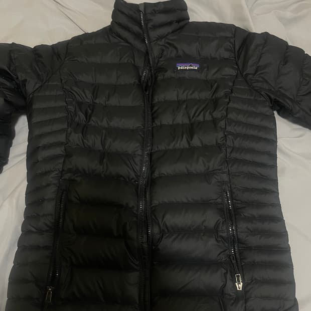 파타고니아 여성 경량 패딩 검정 블랙 