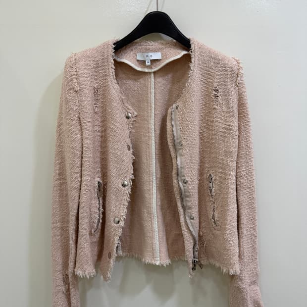 IRO 이로 핑크 트위드 자켓(정품)