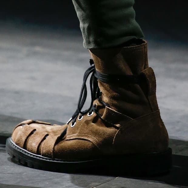  드리스반노튼 16AW 스웨이드 부츠 브라운 (42) 