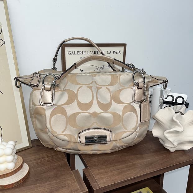 Coach White Shoulder bag