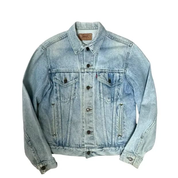 리바이스 80s 빈티지 워싱 데님 자켓 40 MADE IN USA