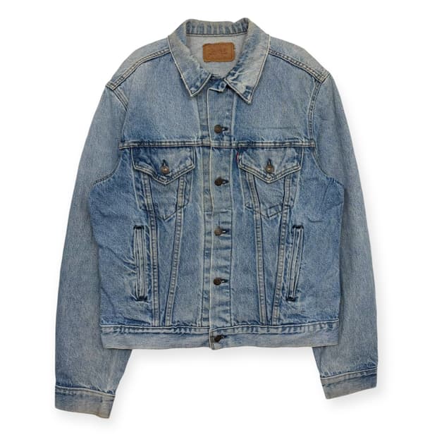 80s 리바이스 데님 청 트러커 자켓