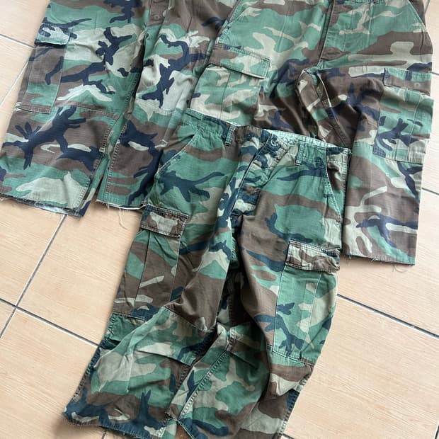 80-90‘s 미군 우드랜드BDU 컷오프조츠