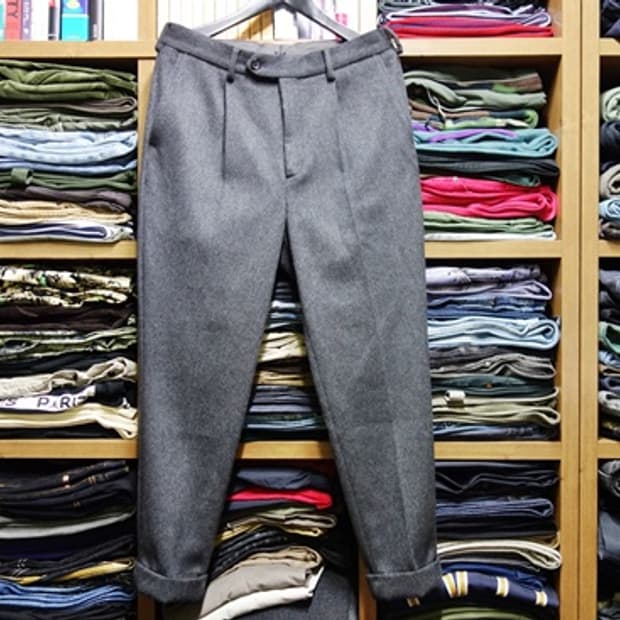 포터 클래식 Porter Classic 캐시미어 테일러드 팬츠 차콜 그레