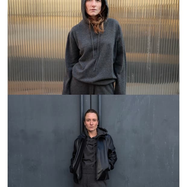 머듈 니트후디 그레이 2