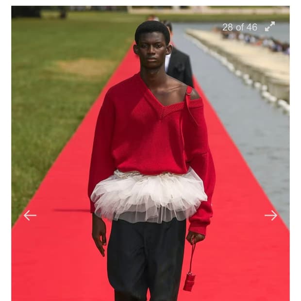 자크뮈스 23fw le chouchou 트라우저