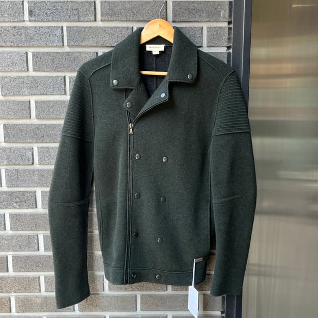 Diesel 디젤 더블브레스트 울 자켓 다크그린