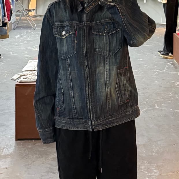 에드윈 데님 바이커 자켓 H1433