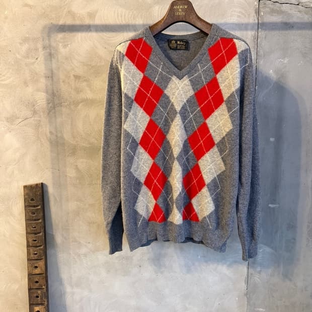 울시 아가일 램스울 니트 100