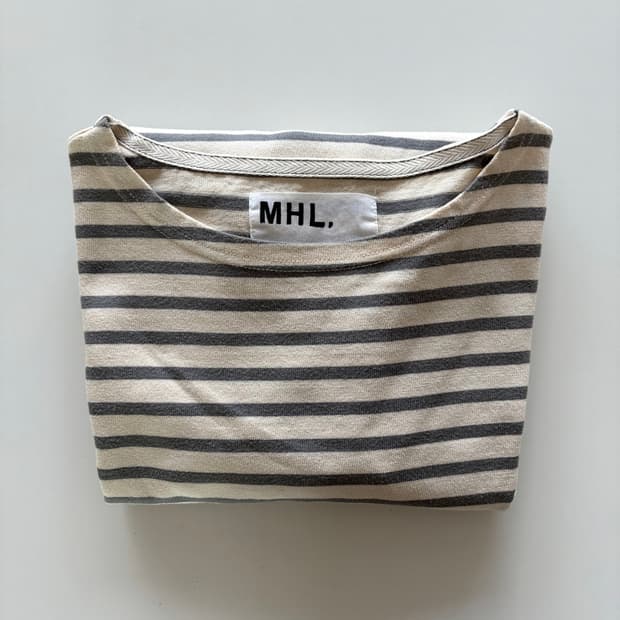 MHL. 마가렛 호웰 스트라이프 긴팔 티셔츠 (M)