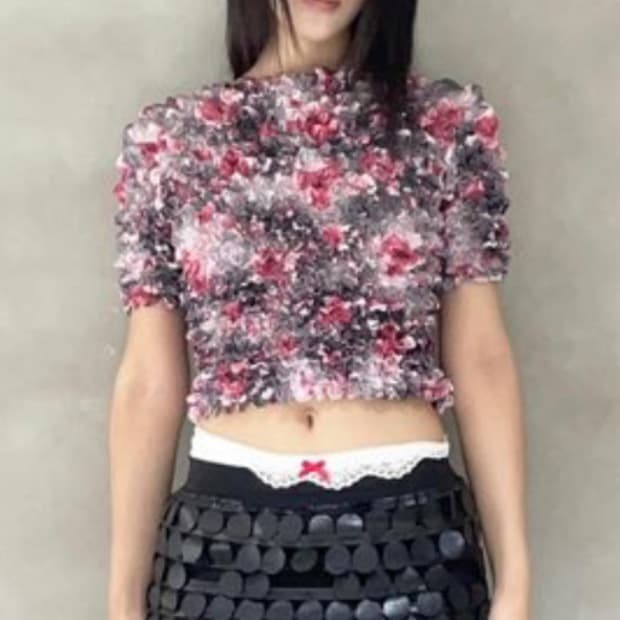 Faye vintage pop corn T