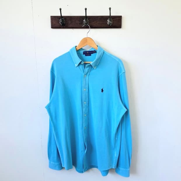 폴로 랄프로렌 메쉬 스카이 블루 셔츠