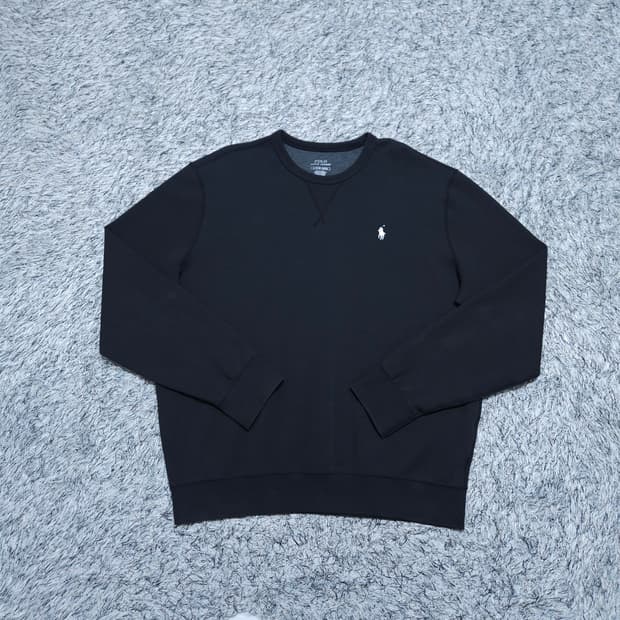 폴로랄프로렌) XL 남자 블랙 스웨트셔츠 맨투맨 / 왕눈이샵