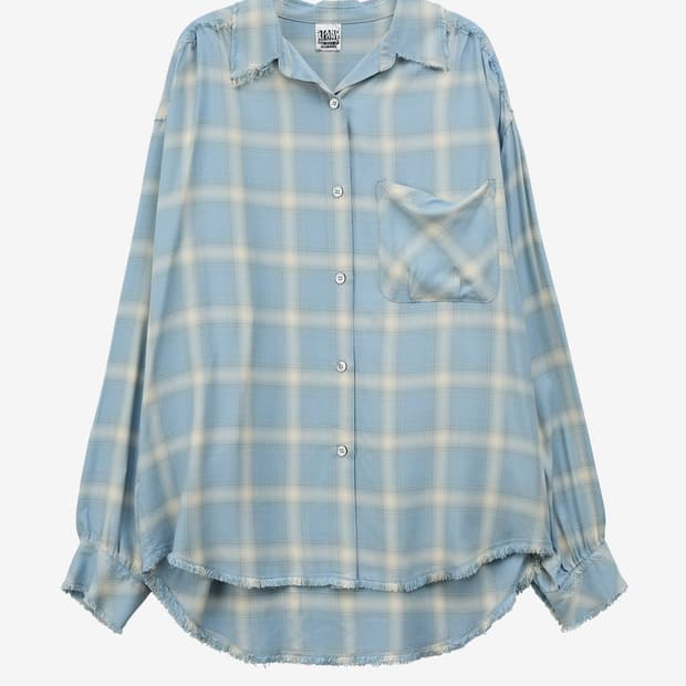 [F] standalone 옴브레 셔츠 크러쉬착용