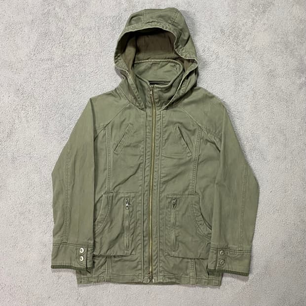 GILFY 2way 코튼 후드 자켓