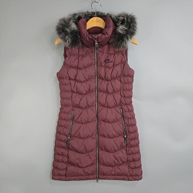 네파(NEPA) 퍼 후드 덕다운 롱 베스트 85