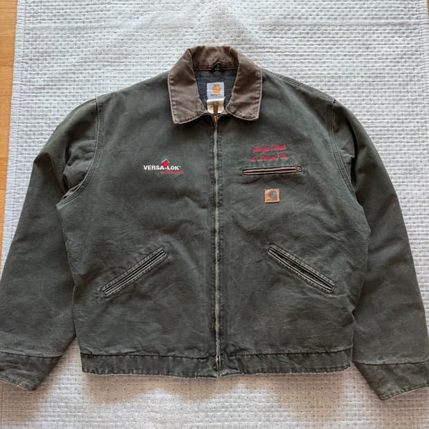 [XL]칼하트 디트로이트 자켓 J97 모스 mos