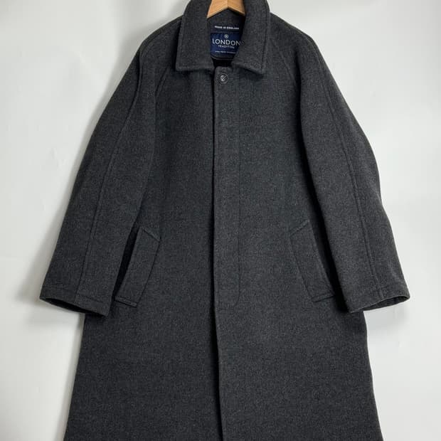 런던 트레디션 발마칸 코트 차콜 그레이 44