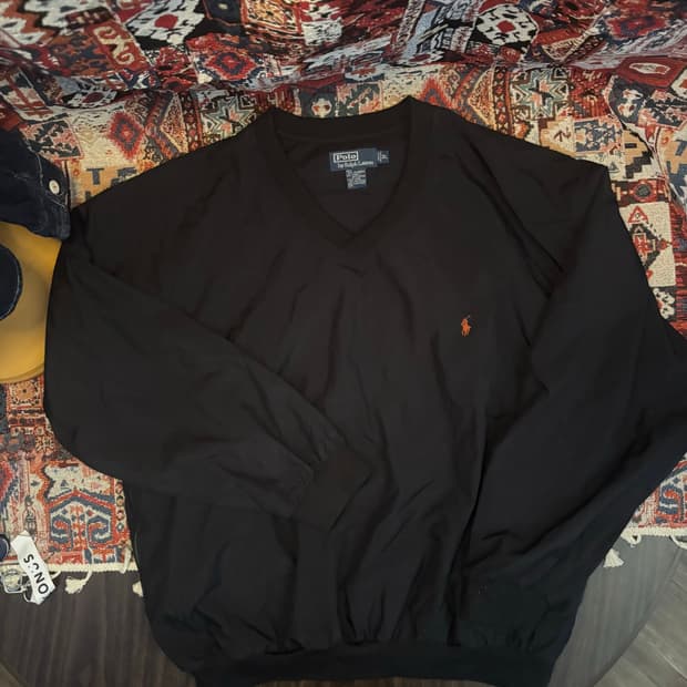 Polo Ralph Lauren vintage nylon V-neck