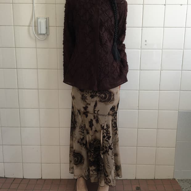 Hiroko bis pattern line point shirt