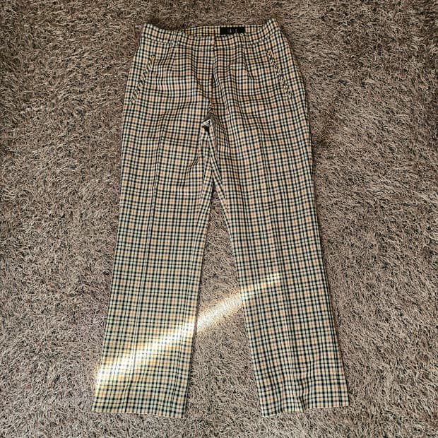 닥스(Daks) 빈티지 시그니쳐 체크 슬렉스 38size