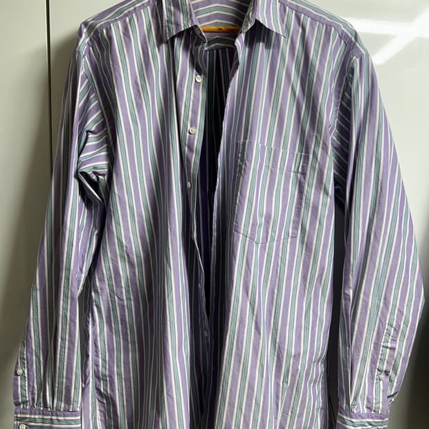 오라리 스트라이프 셔츠