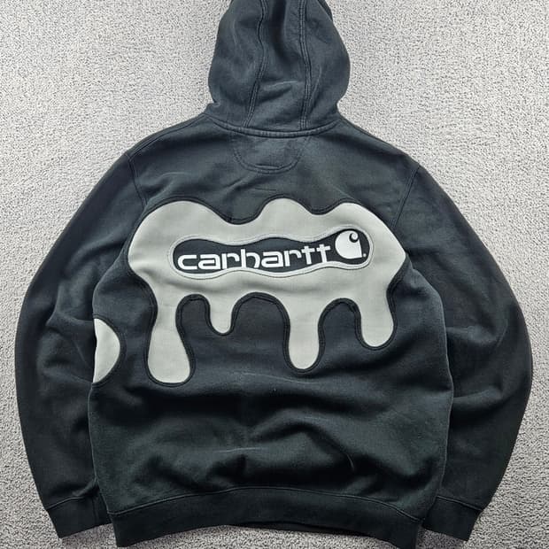 칼하트 아플리케 커스텀 스웻 후드 티셔츠 ( L ) / 10989