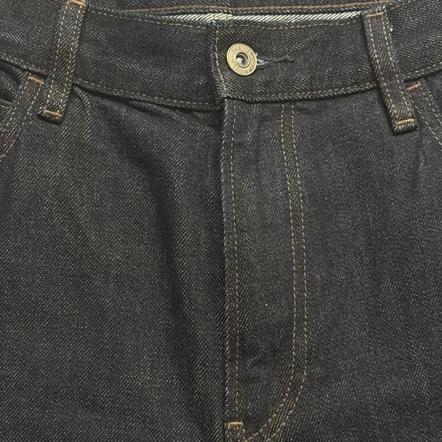 유니클로 jw앤더슨 셀비지 스트레이트진 68블루 32