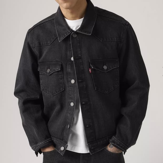 리바이스 웨스턴 데님 트러커 청자켓 M