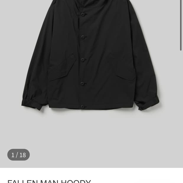 오토매틱포더피플 FALLEN MAN HOODY JUMPER 1SIZE