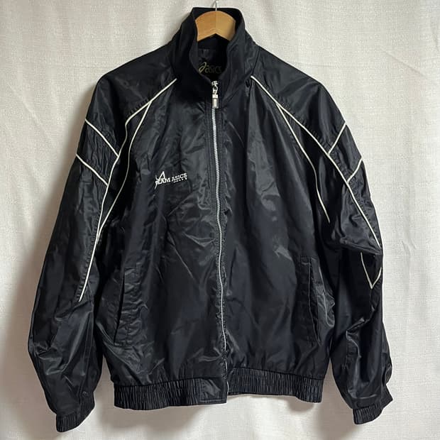 아식스 크롭 오버핏 바람막이 자켓 점퍼 100