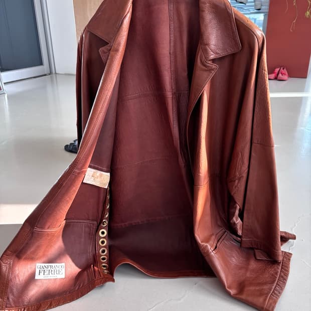 Vintage Gianfranco Ferre Leather Jacket