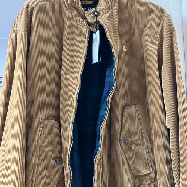 폴로 코듀로이 바라쿠다 탄 xl 새제품