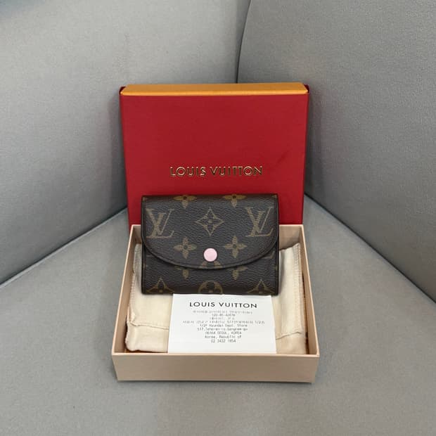 백화점판 루이비통 모노그램 로잘리 코인퍼스 지갑 