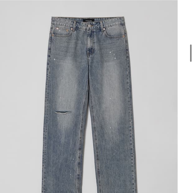 #0237 trabus paint jeans 