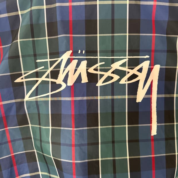 스투시 체크 코치자켓 L