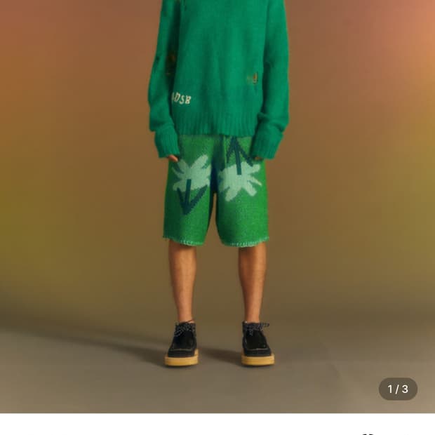 앤더슨벨 MOHAIR CREW-NECK SWEATER/L