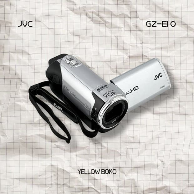 [레트로 무드] JVC 켄우드 GZ-E10 브이로그 캠코더 비디오 카메라
