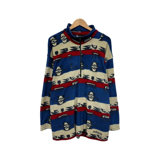 Adidas 90s Ethnic Half Zip Fleece