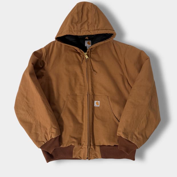 칼하트 오버핏 J140 브라운 액티브 자켓