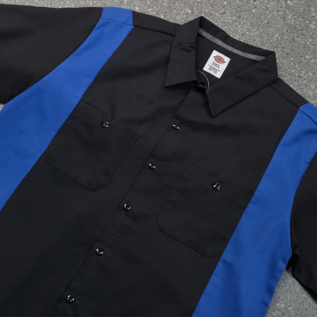 Dickies 디키즈 블랙 블루 반팔셔츠