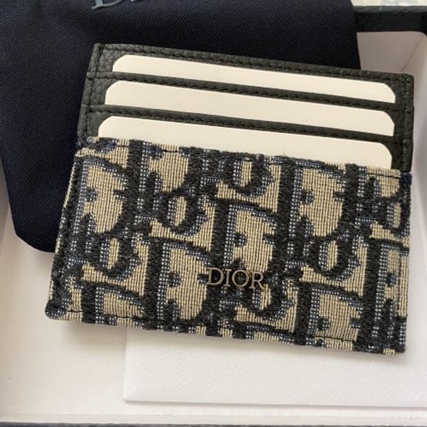디올 오블리크 카드지갑 배이지 (급처