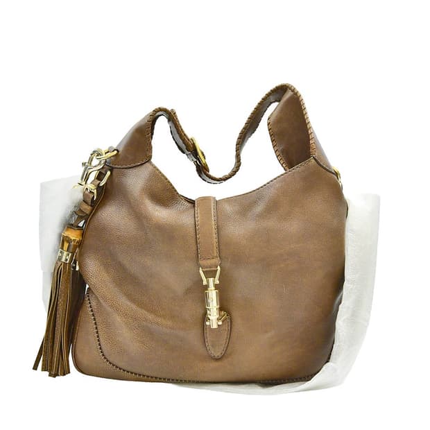 구찌 브라운 뉴 재키 투웨이백(정품)