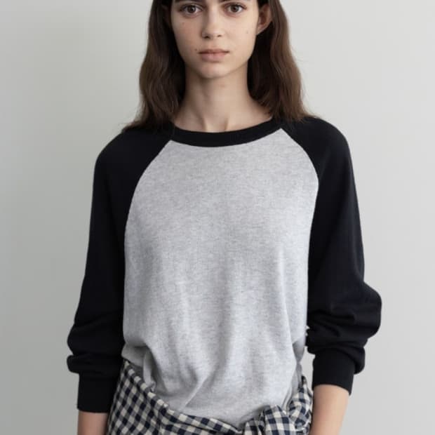 moondal ted 레글런 니트 블랙 