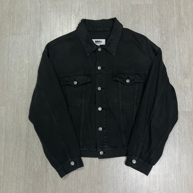 [46] MM6 마르지엘라 블랙 데님 자켓