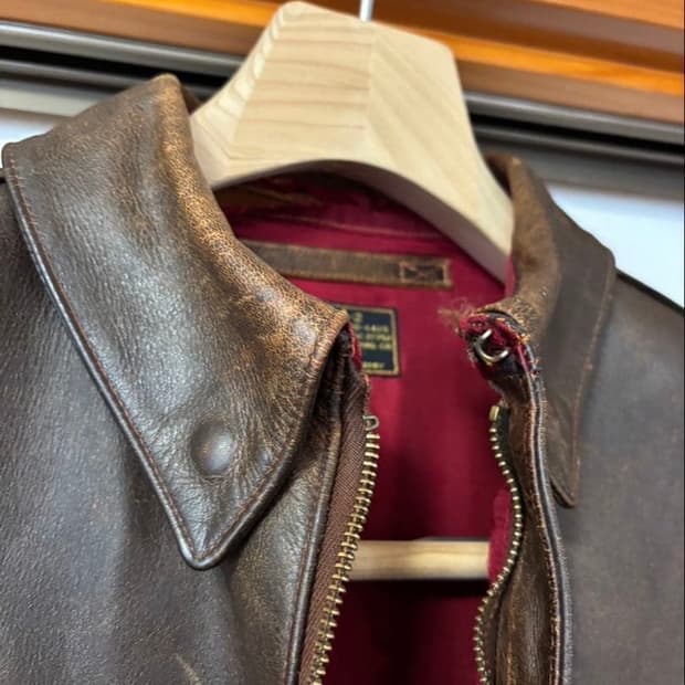 (38) 리얼맥코이 a-2 가죽자켓